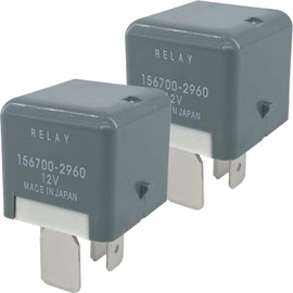2-Pack 156700-2960 Relay - 40A 12VDC 4-Pin SPST Automotive Relay - Fixes Fuel Pump Failures & P0230/P069E Errors