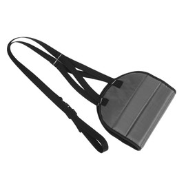 GANAZONO Airplane Foot Hammock Adjustable Footrest for Office under Desk Support Portable Legs Hammock for Flights and Car Rides Dark