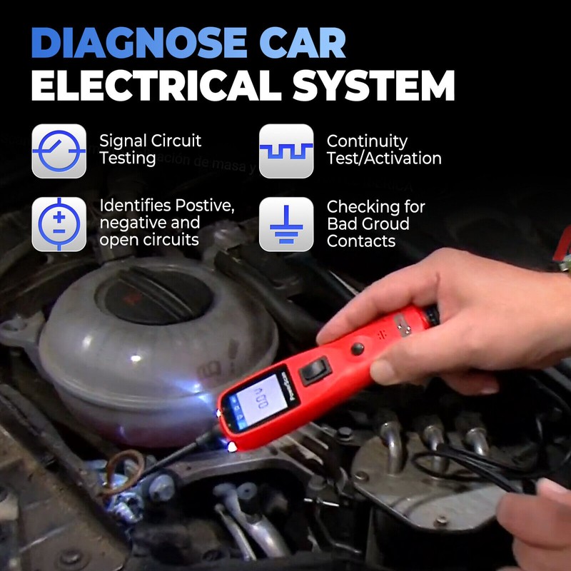 Autel Circuit Tester PowerScan Circuit Probe Tool 12-24V Electrical Short