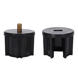 2 Pcs Clutch Plugs, 28mm Curtain Rod End Cap Universal Sunshade Accessories Roller Blind Installation Bracket for Bedroom, Living Room, Kitchen