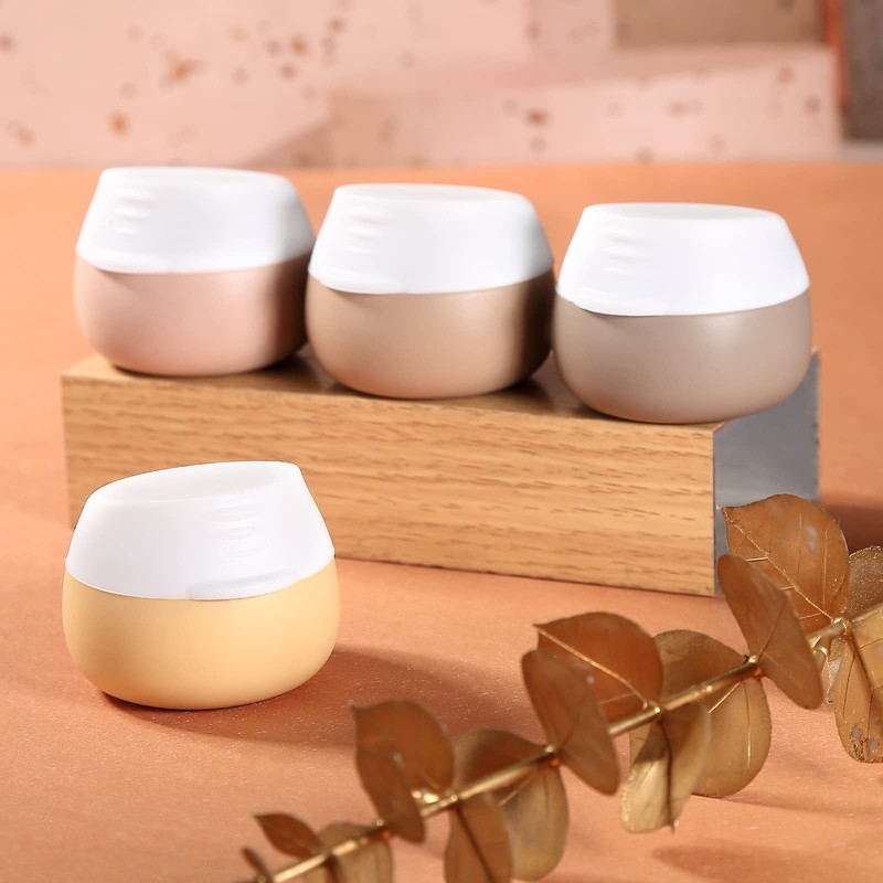 TSA Approved Travel Size Containers for Toiletries, Gemice Silicone Jars,