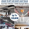 JESLED T8 T10 T12 8FT LED Light Bulbs, 50W 6000LM,
