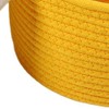 Nvanvmm 1 Pcs Small Cotton Rope Basket with Lid Round