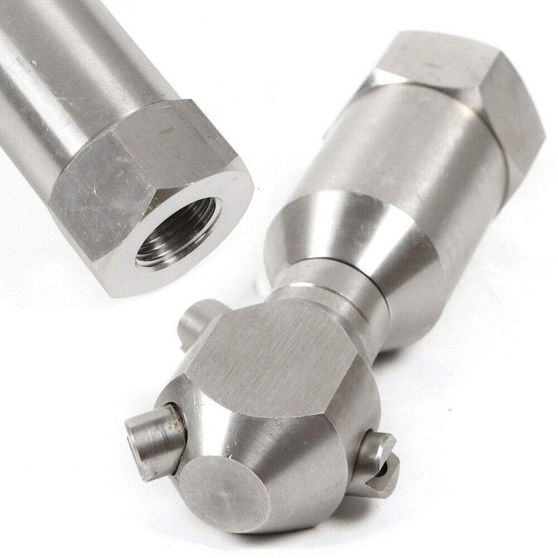 CNCEST 1/2" 360° Continuous Rotary Cleaning Nozzle Stainless 304 Tank