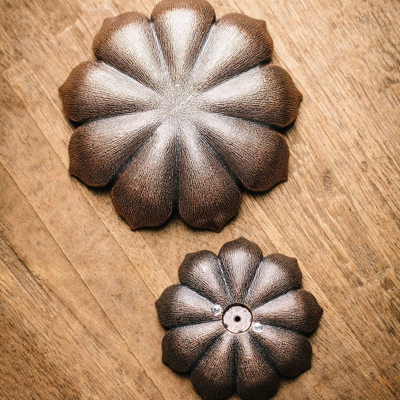 GARMOLY Brass Lotus Incense Holder, Incense Sticks Burner, Incense Ash