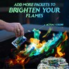Enchanted Flames Pack of 12 Fire Changing Color Packets for
