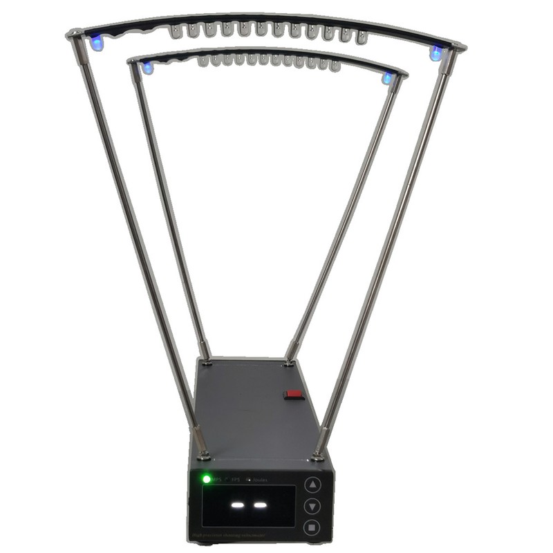 Velocimetry Speed Measuring Instrument 0-2000MPS Bow Velocity Measurement Tool Aluminum