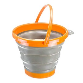 ASR Outdoor Silicone Collapsible 10L Gold Panning Bucket