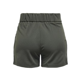 JdY Women's Jdygeggo JRS Noos Shorts, Peat/detail: black button, M
