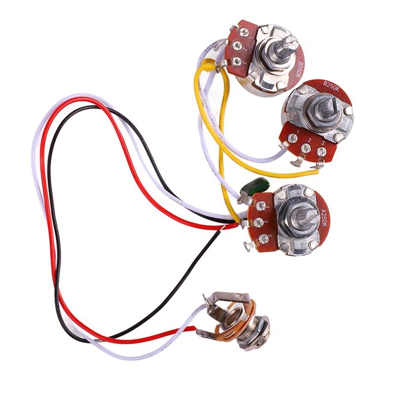 Guitar Potentiometer Kit Jazz Bass Wiring Harness 1 Volume 2