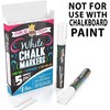 CHALKY CROWN Liquid Chalk Marker Pen - White Drawing Chalk