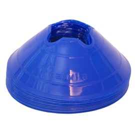 Cawila Cones Markierungsscheiben M, Set of 10, Blue, 6 CM, 00500134