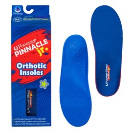 Insoles for Kids and Toddler by Powerstep, Pinnacle Junior Orthotic Shoe Inserts with Arch Support for Cushion and Comfort
