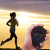 Digital Chronograph Sports Stopwatch Waterproof with Partial and Total Times