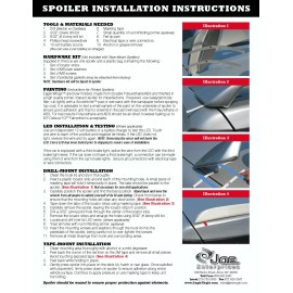 AutoRestylers Factory Style 2 Post Rear Spoiler PAINTED Fits 2011-2023 Dodge Charger SJ6303