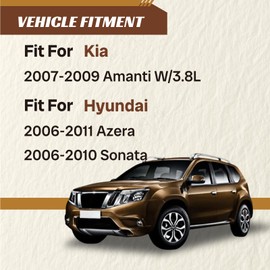 Chassora K80949 2PC Front Stabilizer Sway Bar End Link Fit for Hyundai 2006 2007 2008 2009 2010 2011 Azera, 2006-2010 Sonata, Fit for Kia 2007-2009 Amanti