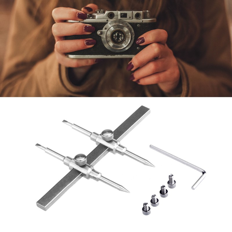 Camera Lens Spanner Wrench Double Headed Professional Stainless Steel Camera