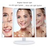 Espejo de Mesa, Espejo de Maquillaje Tríptico con Aumentos 1x,