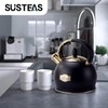 SUSTEAS Stove Top Whistling Tea Kettle - Food Grade Stainless