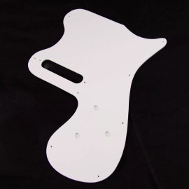mLaval Guitar Parts Custom Guitar Pick Guard Fits Epiphone Olympic 1-Pickup ,1Ply White
