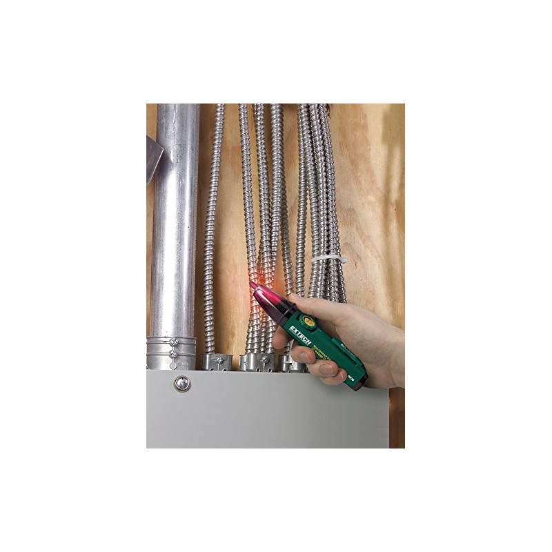 Extech DV30 Non-Contact Adjustable AC Voltage Detector, green
