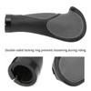 22.2mm Mountain Bike Horn Handlebars Bilateral Locking Rubber Handle Grips