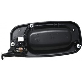 for Chevy Tahoe 2000-2006 Exterior Door Handle Rear Passenger Side Smooth Black Bezel with Chrome Lever | Trim:All Submodels | GM1521142 | 15745140