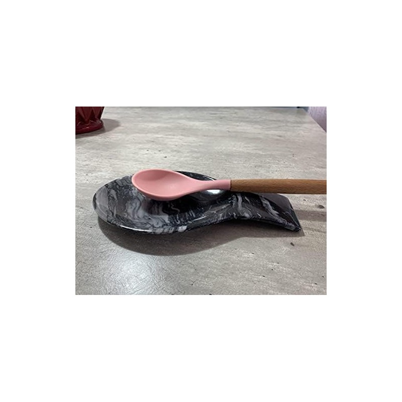 Posacucharas, Soporte para cucharas de cocina de Mármol natural, Mazahua.