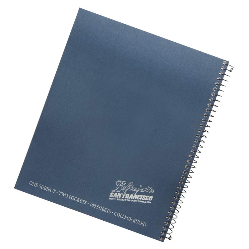 Left-Handed Logo College Ruled Spiral Notebook, 4 pack