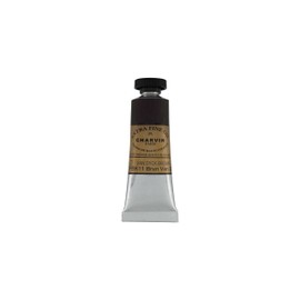 Charvin Extra Fine Professional Van Dyck Brown Artist Oil Paint 20 ml - Triple-Milled for Smoothness, Rich Texture, Poppy Oil-Based, Light-Fast, Handmade Oil Color Paints for Professionals