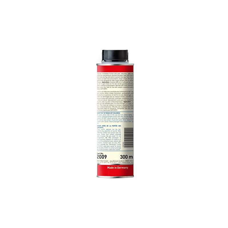 Liqui Moly MoS2 Anti-Friction Engine Treatment | 300 ml |