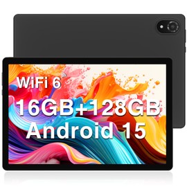 DOOGEE U10 (2025) Android 15 Tablet 10 inch, 16GB RAM+128GB ROM(1TB TF), 2.0 GHz/1280 * 800 HD+ IPS/WiFi 6/Bluetooth 5.0/5060mAh/5MP+8MP/OTG/Type C/3.5mm Headphone Jack(Gray)