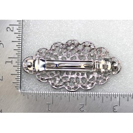 Faship Gorgeous Green Floral Hair Barrette Clip