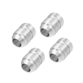 Partuto 4pcs Car 10AN Male Weld on Fitting Bung Hose Adapter Fuel Oil Replacement