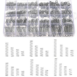 420 PCS Compression Springs Assortment Kit, 304 Stainless Steel Small Spring Set for DIY Repair Project 24 Different Sizes Mechanical Metal Mini Spring for Home DIY Automotive Repairs