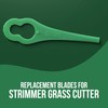 HOCHSTE® Plastic Replacement Blades Grass Cutter, Long-Lasting Performance, Easy-To-Install, Bosch