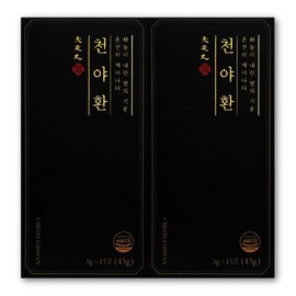 Cheonya pills 3g / 천야환 3g X 15포 2박스 청본원 산수유 호박씨 야관문 남성 활력 영양제