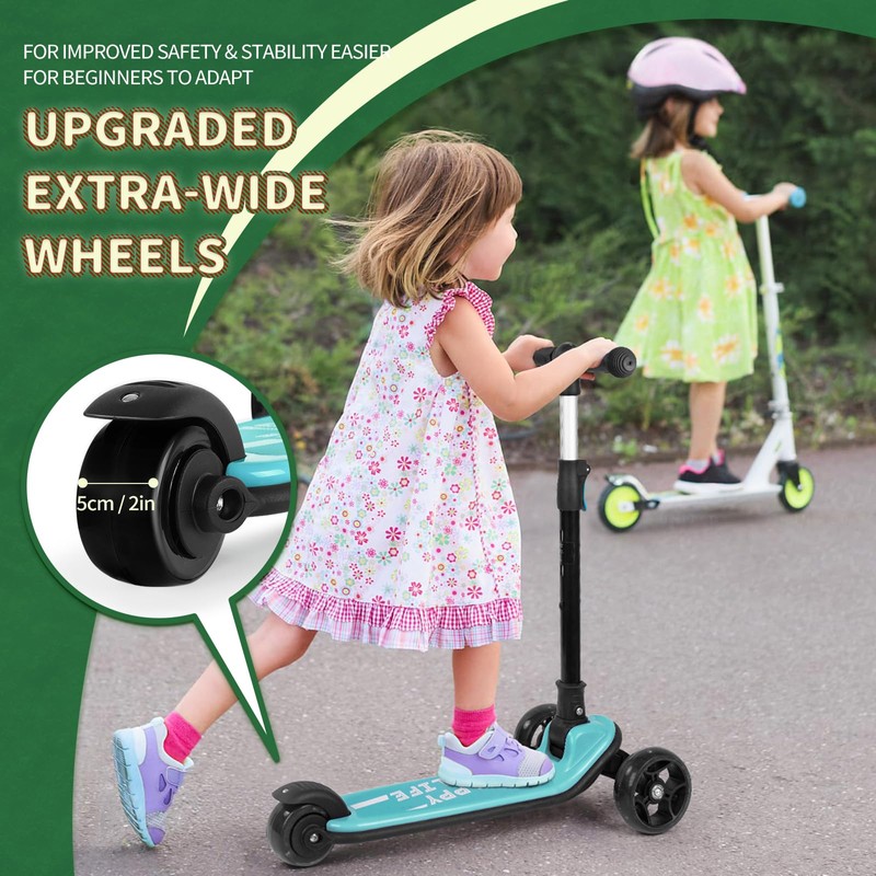 besrey Kick Scooter for Kids Ages 3-10, 3 Wheel Scooter