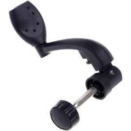 1Pc Black Fishing Spinning Reel Handle Grip Replacement, Plastic Fishing Reel Power Handle Crank Arm Spinning Reel Folding Rotary Knob Repair Parts，Fishing Reel Replacement Parts,Fishing