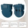 BOXOB 24pcs Cubicle Pins, Plastic Cubicle Clips for Fabric Walls