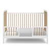 Storkcraft Pasadena 3-in-1 Convertible Crib (White with Driftwood) – GREENGUARD
