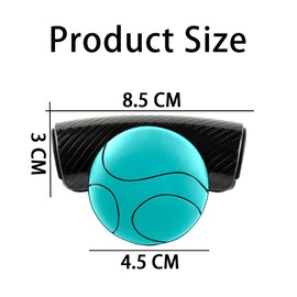 CGEAMDY Universal Car Steering Wheel Knob, Steering Aid Steering Wheel Knob for Cars, Steering Wheel Rotary Knob Spinner Handle Knob Booster Ball 360 Rotation for Car, Tractor, Car (Blue)