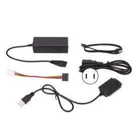 SATA PATA IDE Drive to USB 2.0 Adapter Converter Cable for Hard Drive HDD 2.5in 3.5in with External AC Power