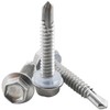 Fajoeda 5.5 x 32 mm Hexagonal Self-Drilling Screws, 40 Pieces