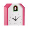Karlsson Bright Pink Modern Cuckoo Alarm Clock