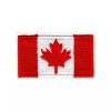 Patchwork Paradise Canada Flag Embroidered Iron-On Patch Canadian Maple Leaf