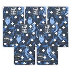Theo & Philo 70% Dark Chocolate 5 Pack - Filipino Chocolate - Bean-to-Bar, Direct Sourced, Made at Origin, Single Origin, Woman Owned, BIPOC Owned, Award Winning - Vegan - Bundle