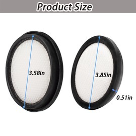 For Inse Vacuum Filter Replacement 6pcs, Cordless Vacuum Filter Spare Pats For Inse I5 Corded Vacuum Cleaner, for V70 Cordless Vacuum Cleaner