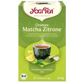 Yogi Tea Green Tea Matcha Lemon Organic (6 x 30.60 g)