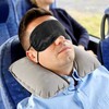 Inflatable Travel Neck Pillow - Soft Flight Rest/Support Cushion Head